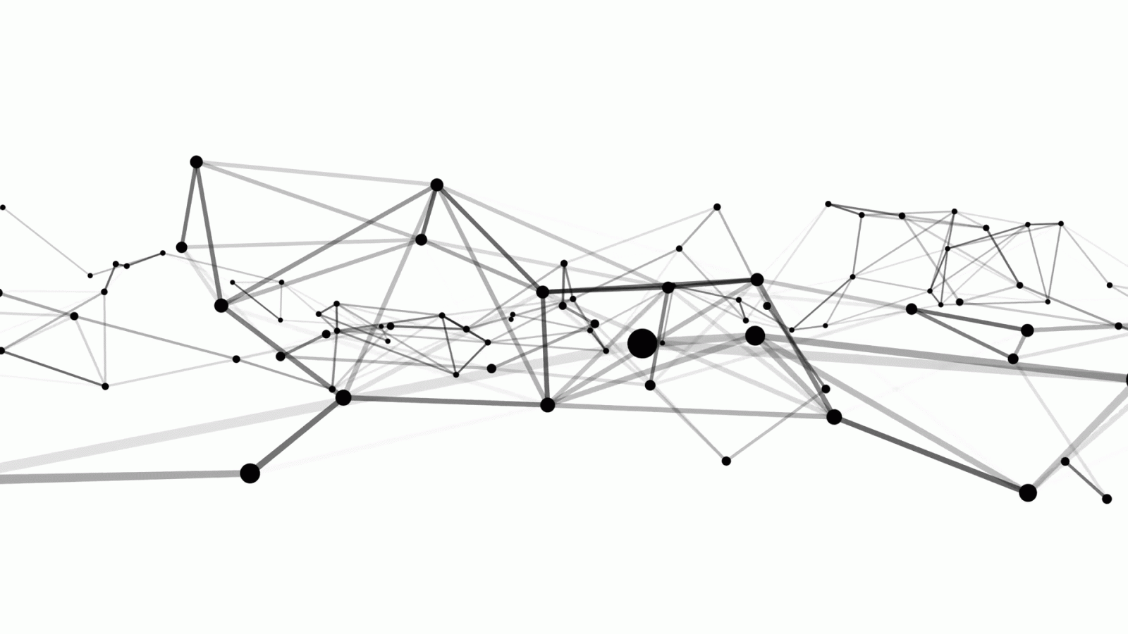 1920x1080 Abstract technology plexus stylish dynamic digital background. Geometrical  shape with triangle particles futuristic wallpaper. Stock Video Footage - 