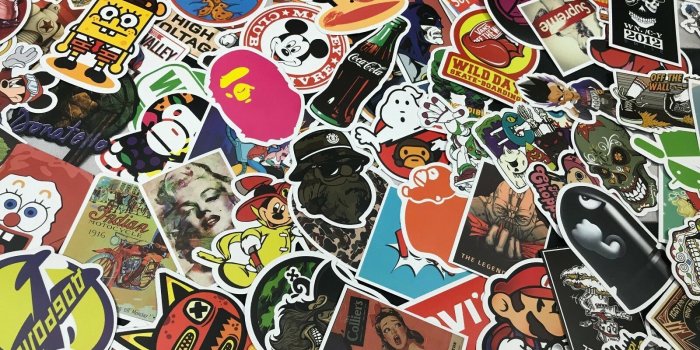 1600x1200 Details about Lot 100 Random Vinyl Laptop Skateboard Stickers bomb Luggage  Decals Dope Sticker