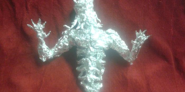 2560x1440 Moon Lord from Terraria - Aluminum Foil Sculpture - Imgur
