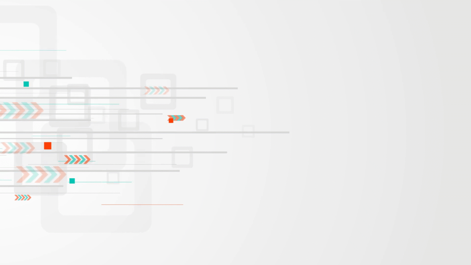 1920x1080 Light grey technology motion background with bright arrows and squares.  Video corporate animation HD 1920x1080 Motion Background - Storyblocks Video