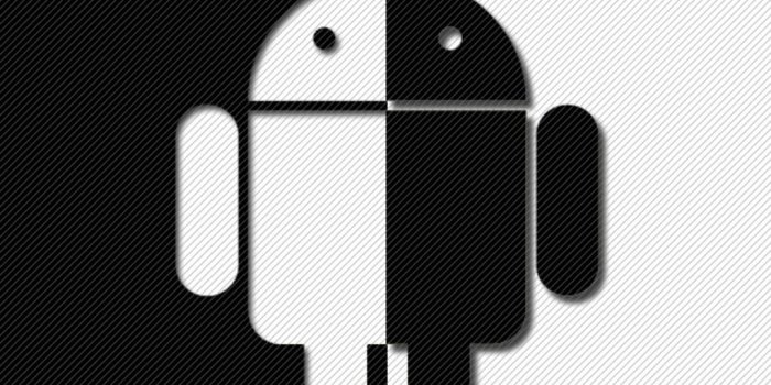 1080x1920 Android logo black and white | wallpaper.sc SmartPhone