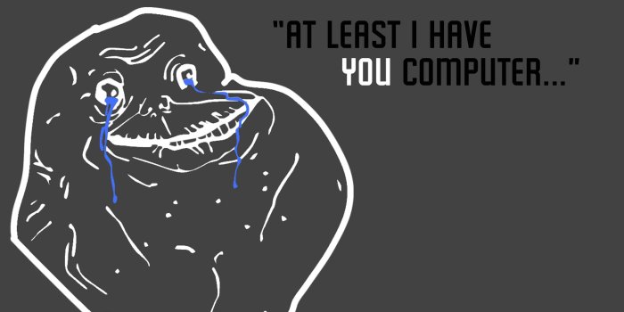 1920x1200 Forever Alone (1920x1200) : wallpaper