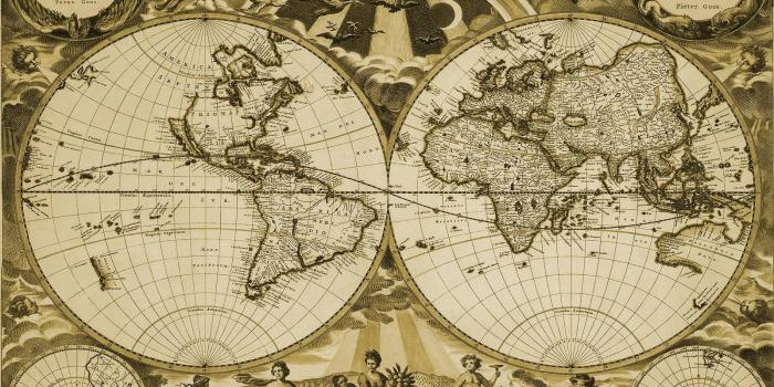 1600x1200 Vintage Map Wallpapers