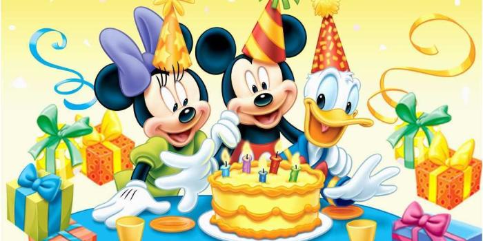 1024x768 Kids Birthday Wallpaper - Mickey And Minnie Mouse Birthday (#110390