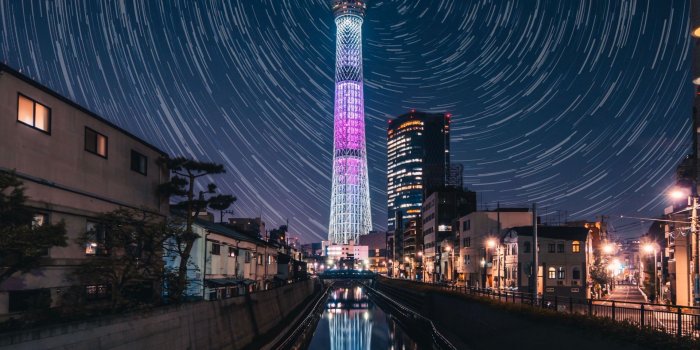 1920x1080 Download wallpaper 1920x1080 tower, night city, city lights