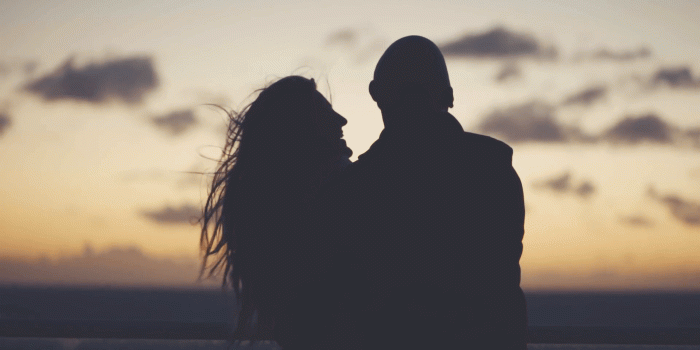 1920x1080 Cute Couple overlooking a Beautiful Sunset Stock Video Footage -  Storyblocks Video