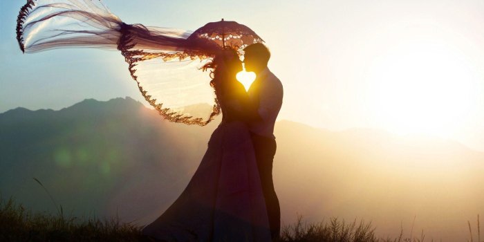 1920x1200 Cute Couples Love Heart Sunset Photography wallpaper | nature and