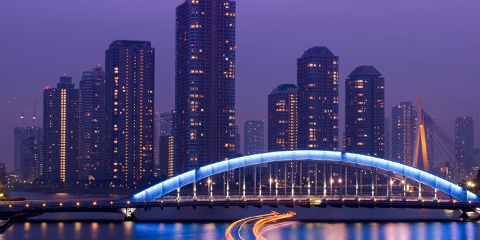 2560x1440 Wallpaper Tokyo, Japan, metropolis, skyscrapers, night, lights
