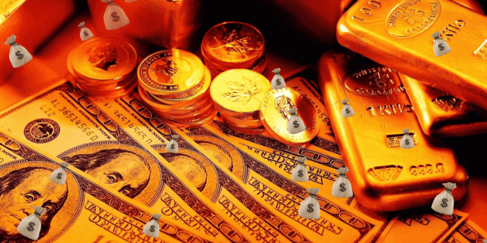 1280x800 Gold money wallpaper - SF Wallpaper