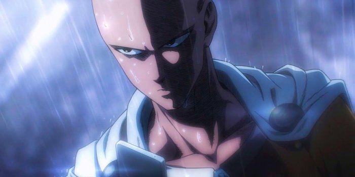 1280x720 One Punch Man - Saitama - Rain - Sad Theme Guitar - Sadness - OST [Full HD]  - [Wallpaper]