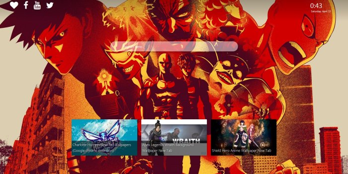 1919x968 One Punch Man Wallpaper Background New Tab - New Tabsy