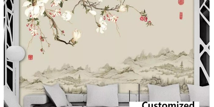 1000x800 3d Photo Wallpaper High Quality Fashion Wallpaper 3d Tv Background Covered  Magnolia Wall Paper For Living Room Murals