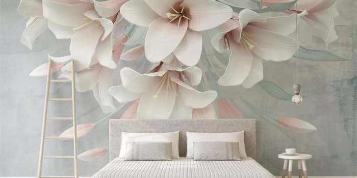 1000x800 US $9.15 39% OFF|beibehang Custom fashion wallpaper creative stereo new  flower 3d embossed flower TV background papel de parede 3d papier peint-in 