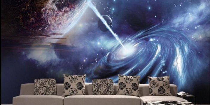 1000x800 US $9.0 40% OFF|beibehang 3D Fashion fantasy personality wallpaper cosmic  planet outer space interstellar TV sofa background wall 3d wallpaper-in