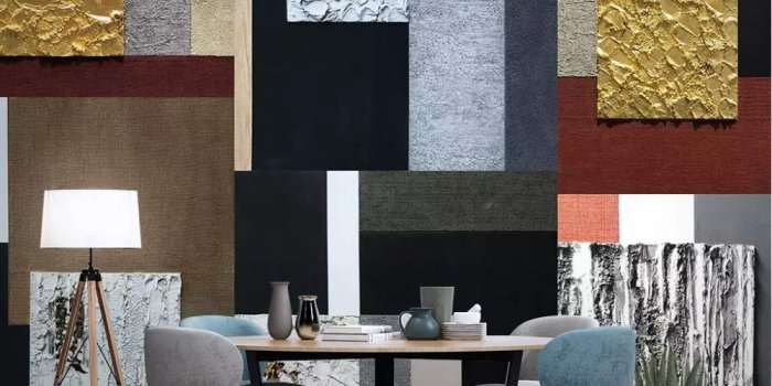 1000x867 Amazon.com: Photo Wallpaper 3D Fashion Creative Segmentation Square