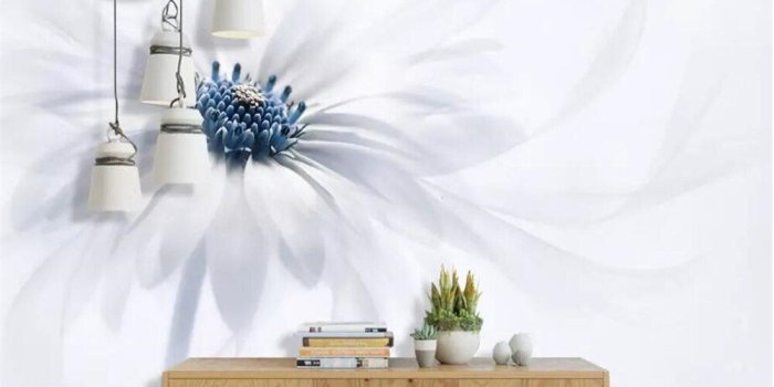 1000x800 Beibehang Custom photo wallpaper 3D Fashion floral white mural 3d wallpaper  living room bedroom sofa wallpaper for walls 3 d