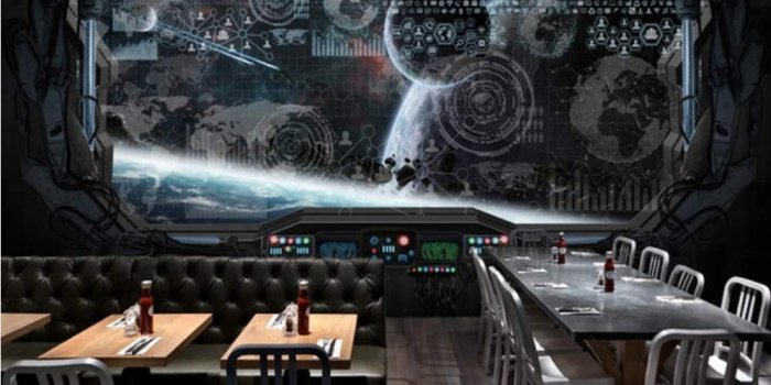 999x1000 Amazon.com: Pbldb Custom 3D Fashion Restaurant Murals Cool Bar