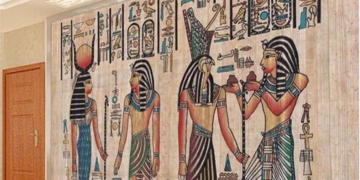 1000x800 3d Custom fashion wallpaper 3d board hand drawn Egyptian TV background wall  papers home decor