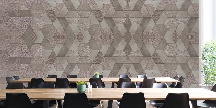 1846x1600 3D Fashion Polygon 0107 Marble Tile Texture