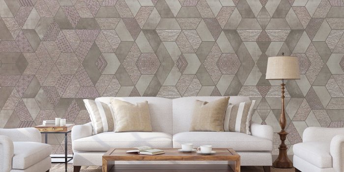 2400x1600 3D Fashion Polygon 0107 Marble Tile Texture