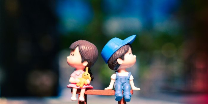 1280x720 Wallpaper Couple, Dolls, Bench, Adorable, 4K, Love, #18517