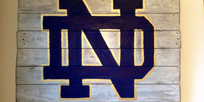 2048x1536 Notre Dame wall hanging. Hand painted on reclaimed wood. | Pallets