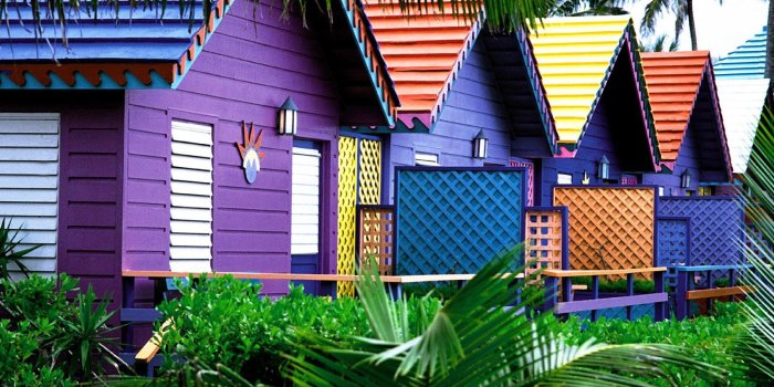 1600x1200 Desktop Wallpapers » Natural Backgrounds » Colorful Houses, Bahamas