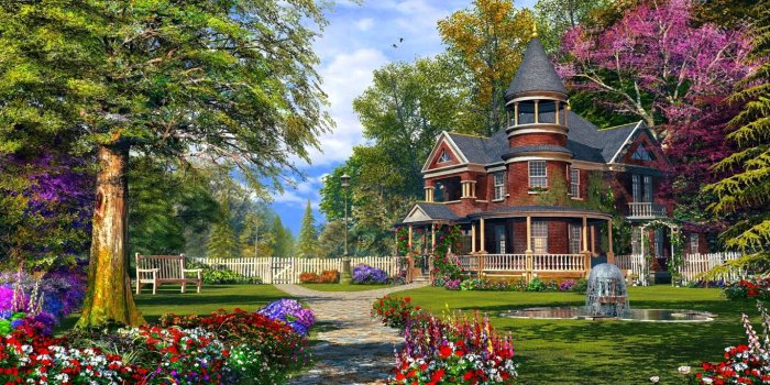 1366x768 Desktop Wallpaper For Houses #FVQQCH2 Picserio.com - Picserio.com