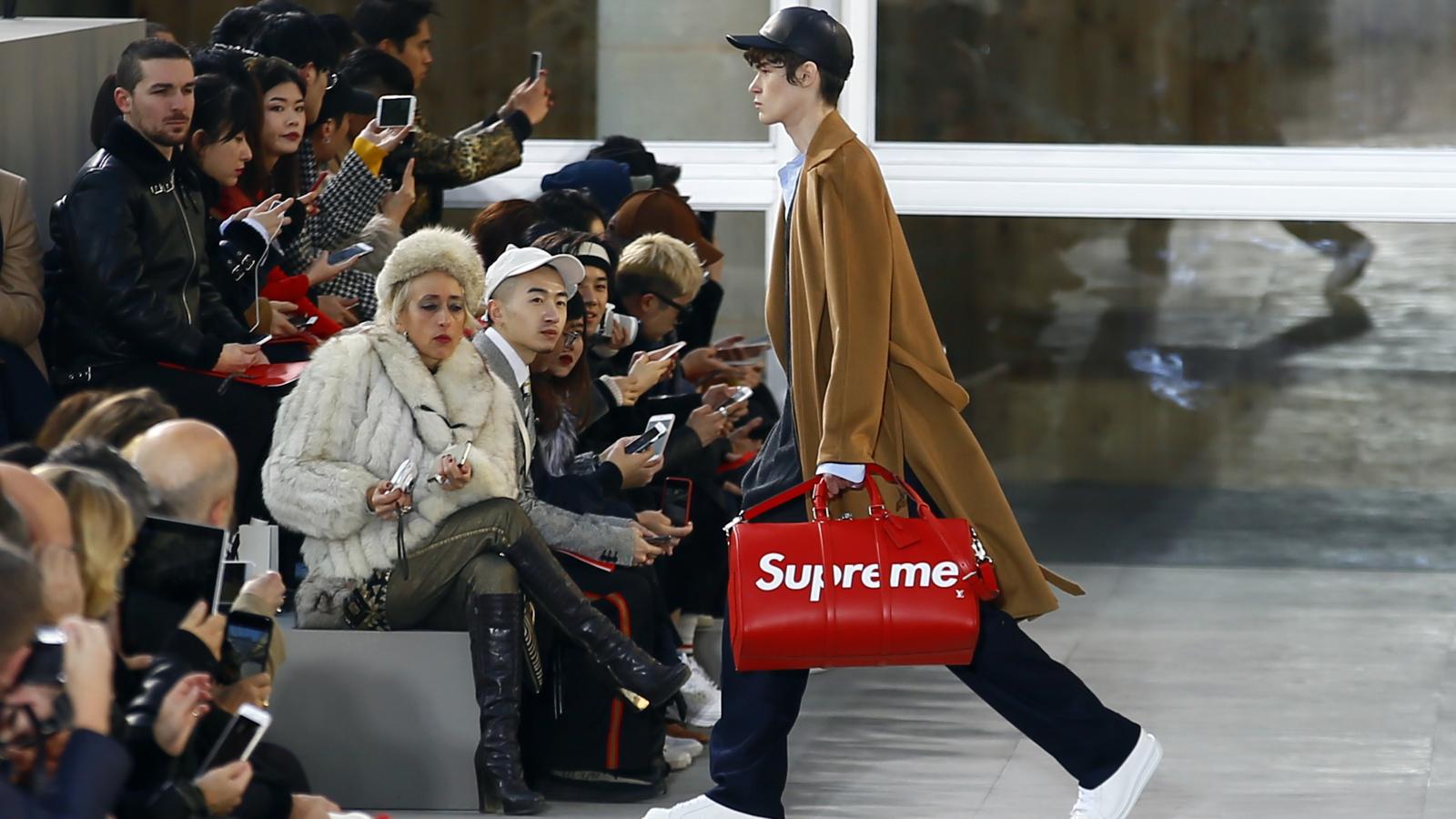 1600x900 In Supreme's collaboration with Louis Vuitton, high fashion and