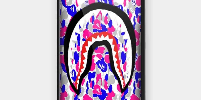 1200x1200 Amazon.com: Bape Shark Camo Logo Bathing Ape Wallpapers Camou Flage