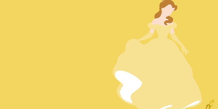 1920x1080 Disney Princess Minimalist Wallpapers | Princess belle | Minimalist
