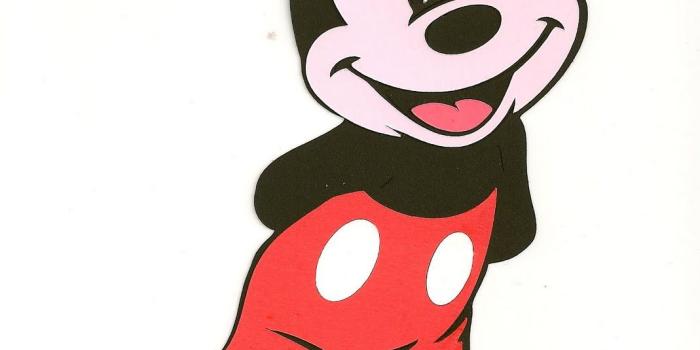 1069x1600 Anniversary Card & Mickey Mouse Background Image for Phone