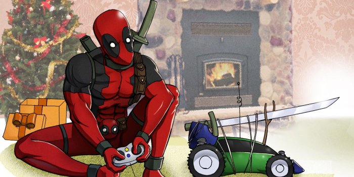 1375x968 A Deadpool Christmas by m7781 | Deadpool / Wade Wilson | Know Your Meme