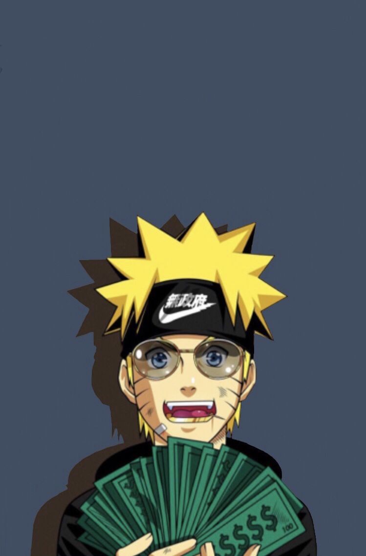749x1139 Naruto #Nike #Money | Tranquility | Naruto wallpaper iphone, Naruto