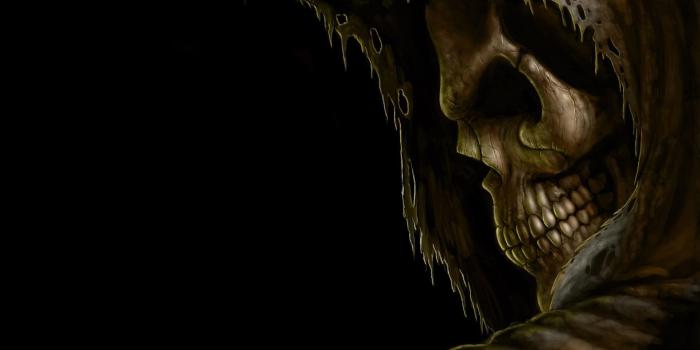 1920x1200 Download 1920x1200 Grim Reaper, Skull, Darkness, Creepy Wallpapers