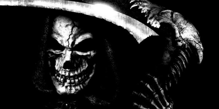 1244x700 Dark Grim Reaper horror skeletons skull creepy f wallpaper