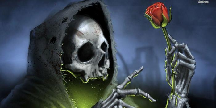 1366x768 Dark Grim Reaper Wallpapers