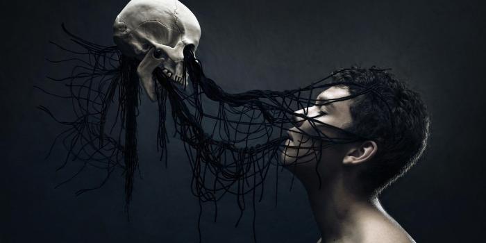 1920x1200 death, men, Gothic, digital art, fantasy art, skull - wallpaper