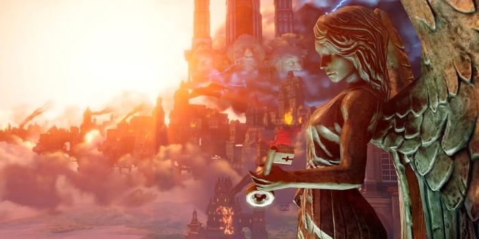 1920x1080 BioShock Infinite, Sculpture, Columbia (Bioshock), Floating island