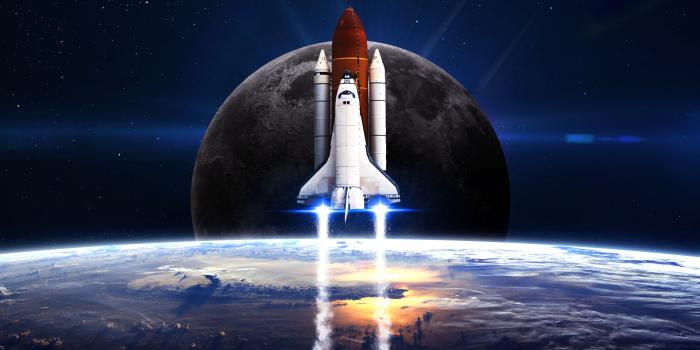 3840x2400 Download 3840x2400 Wallpaper Space Shuttle, Moon, Earth, Space, 4 K