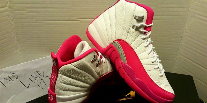 1440x900 Air Jordan 12 GS White Dynamic Pink Release Date - Sneaker Bar Detroit