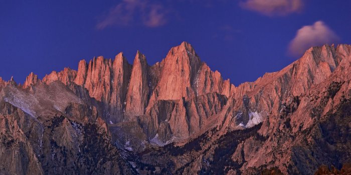 1600x1200 Mount Whitney at Dawn Sierra Nevada California | World Travel Photos