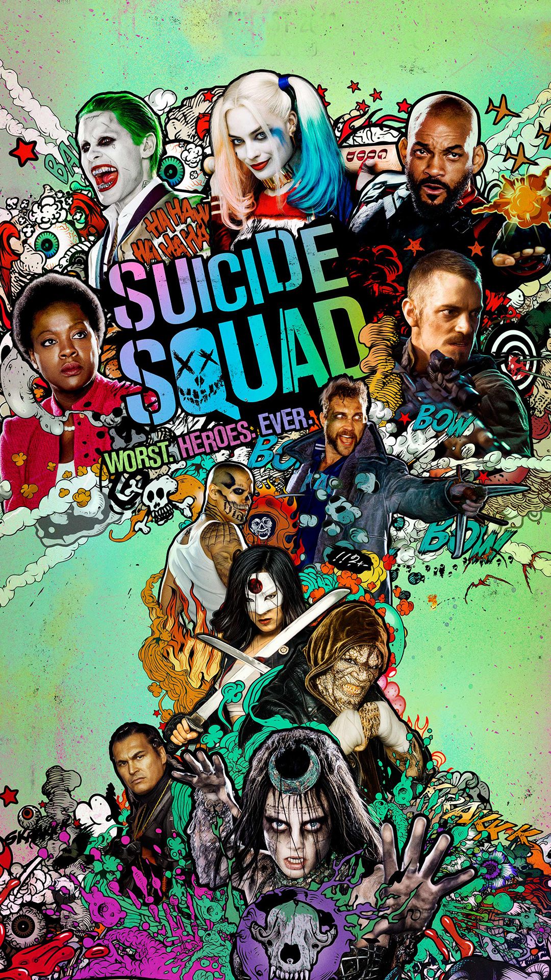 1080x1920 Suicide Squad iPhone Wallpaper HD