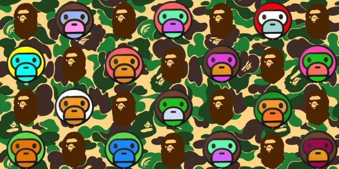 1024x768 BAPE Baby Milo Wallpapers