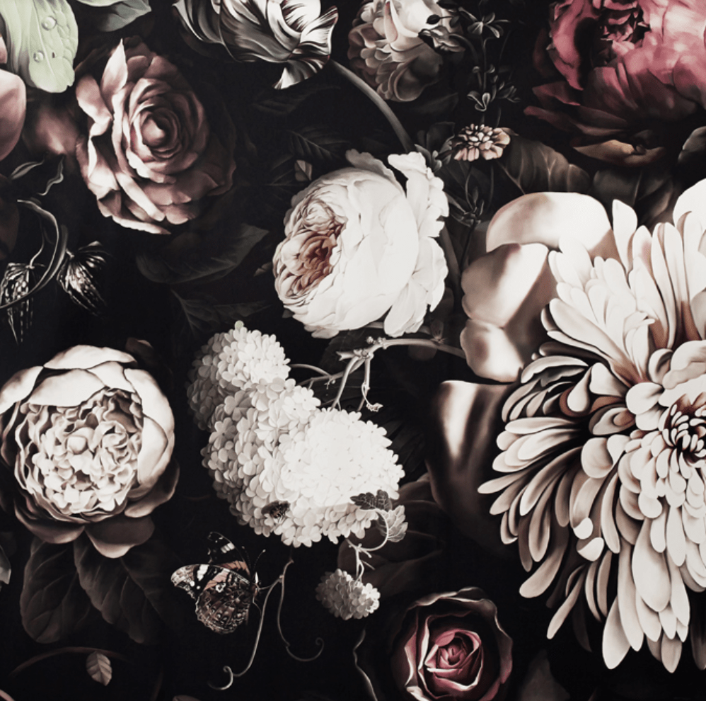 998x990 50+ Dark Floral Wallpapers - Download at WallpaperBro