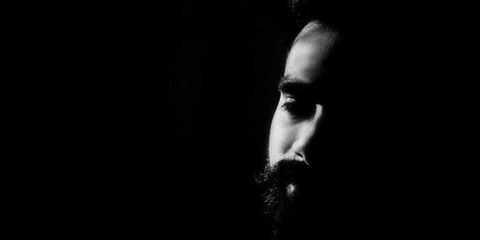 3840x2560 3011313 beard, black and white, dark, male, man, person 4k wallpaper