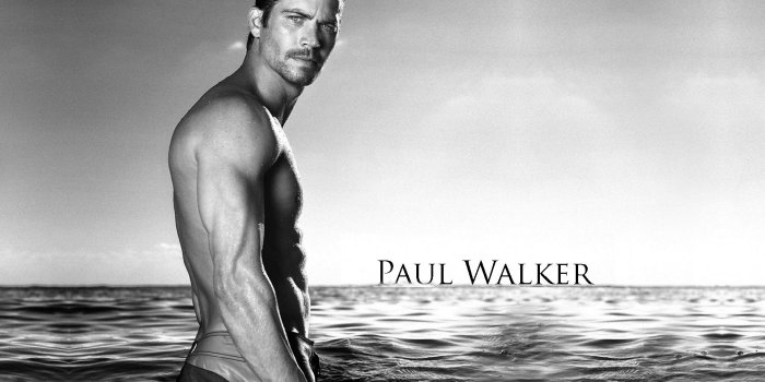 1920x1200 Paul Walker On The Beach Black and White Photo Edited Wallpaper HD
