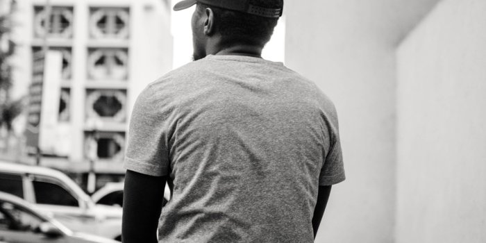 2592x3240 Monochrome Photo Of Man Sitting On Ledge - Free Stock Photo, Image