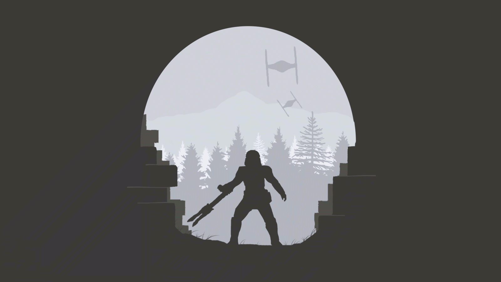 1920x1080 Minimalist Star Wars iPhone Wallpapers - Top Free Minimalist Star