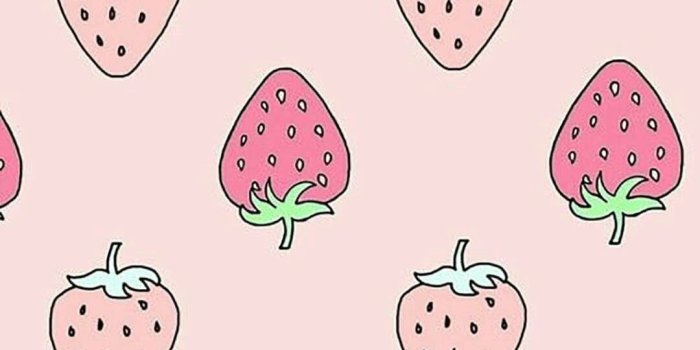1080x1920 62+ Kawaii Strawberry Wallpapers on WallpaperPlay